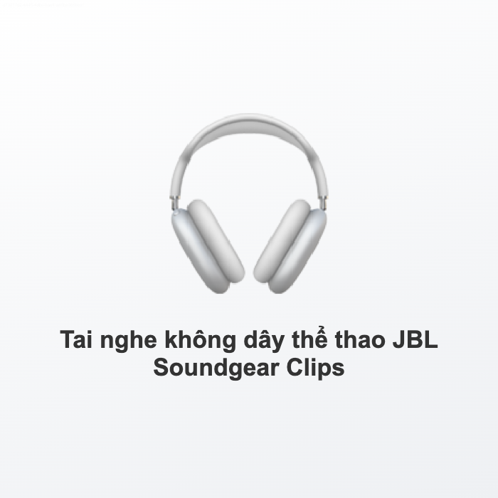 Tai nghe không dây thể thao JBL Soundgear Clips